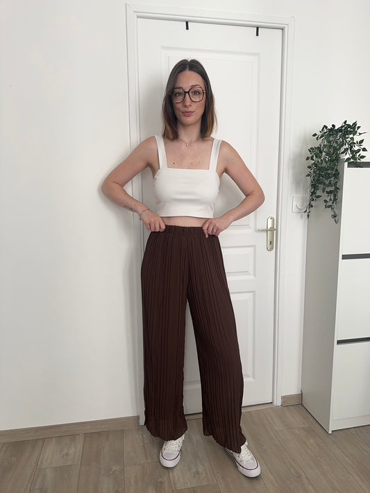 Pantalon NINA - Chocolat