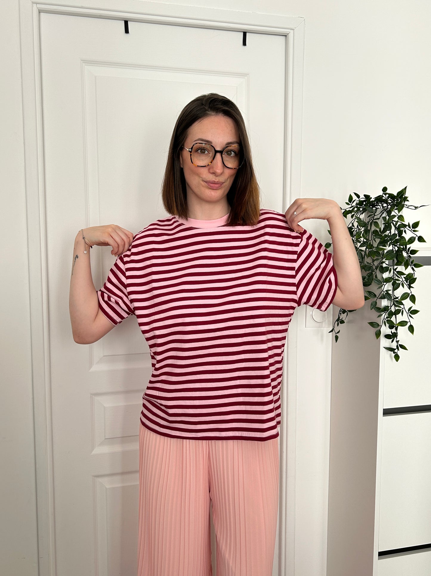 Tee-shirt oversize rayé