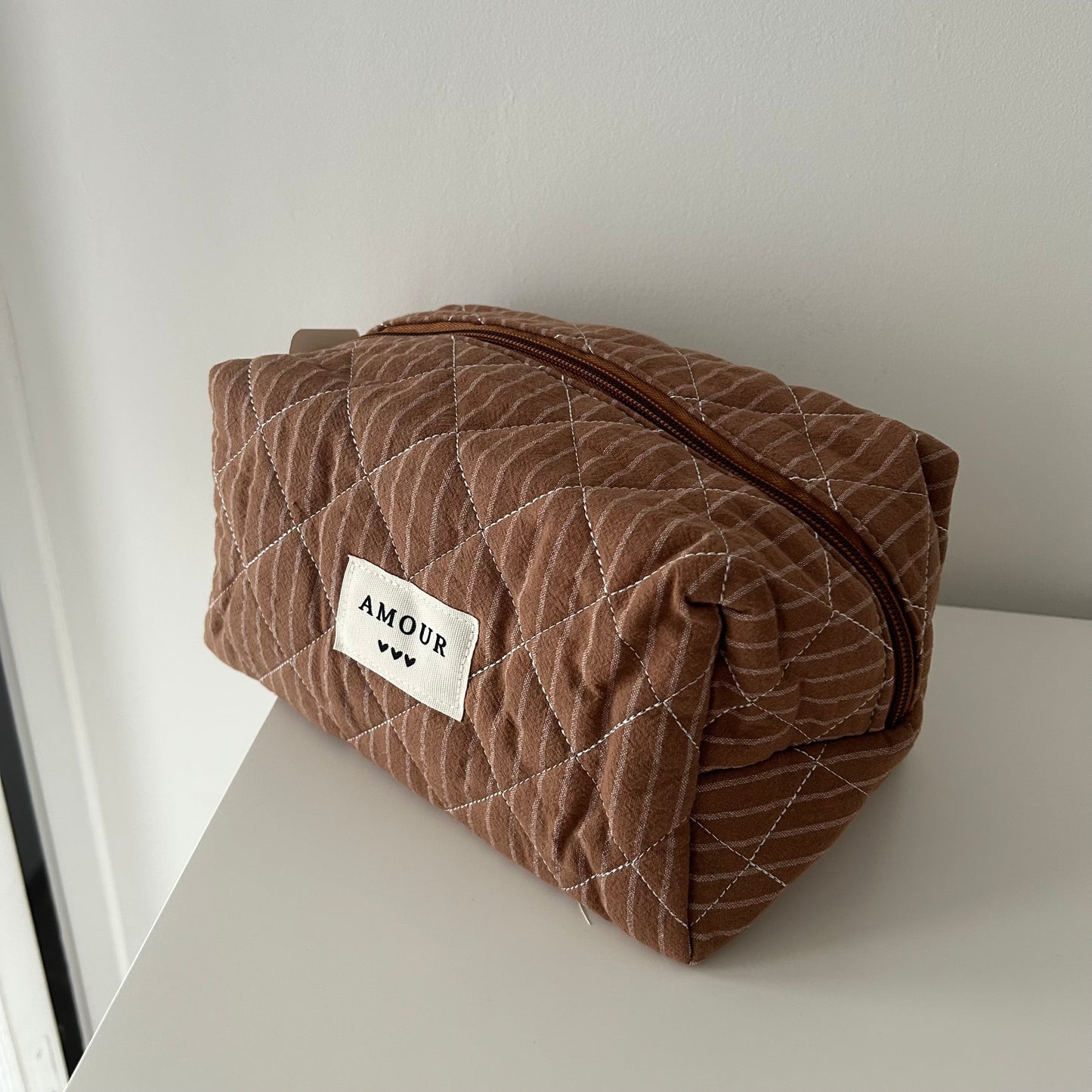 Grande trousse AMOUR - Marron