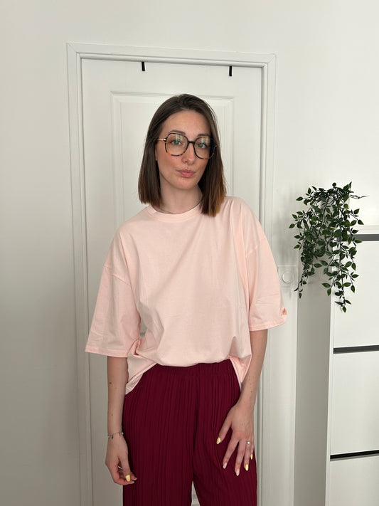 Tee-shirt oversize - Coeur au dos