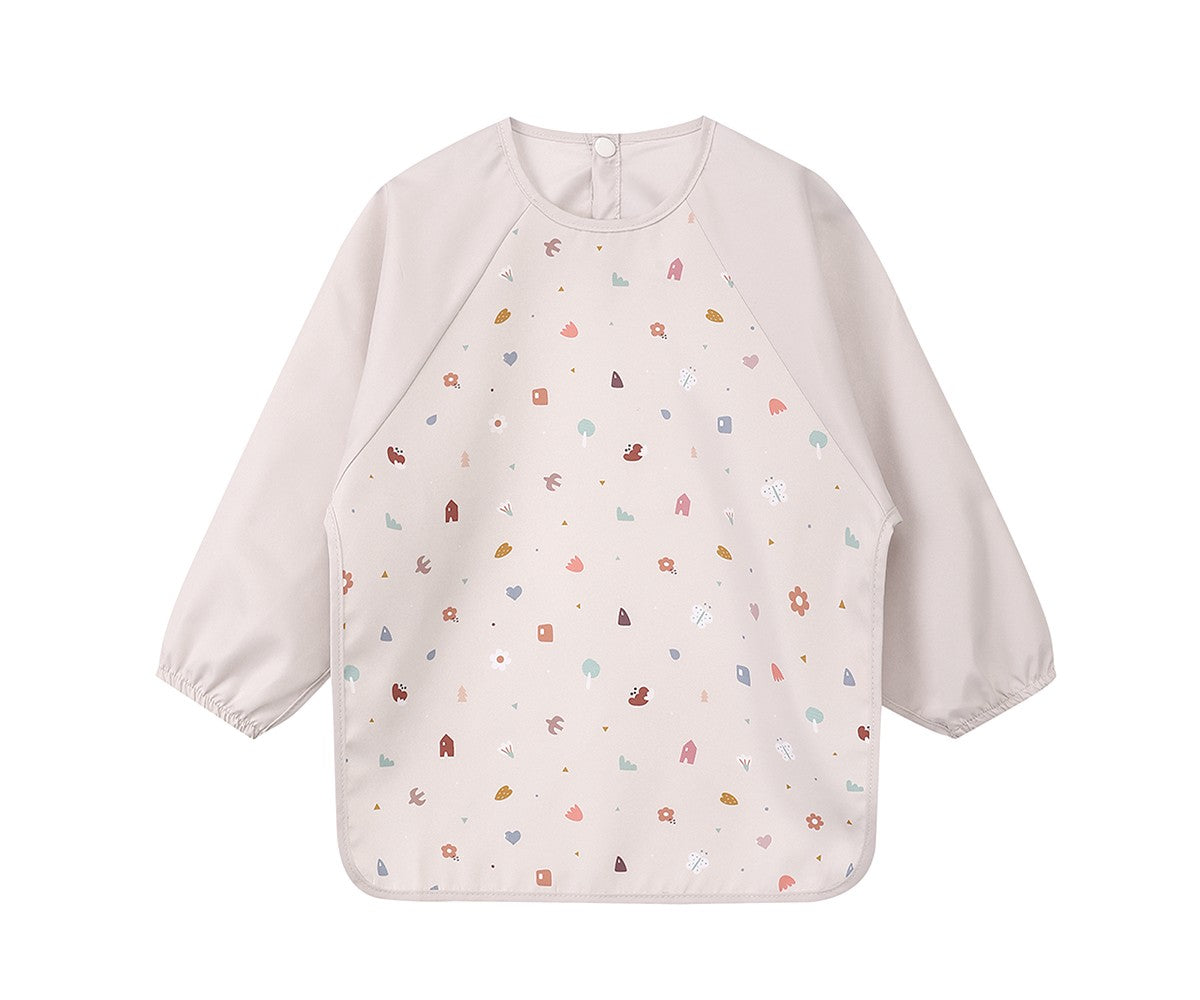 Bavoir à manches longues - Géométrie Nature