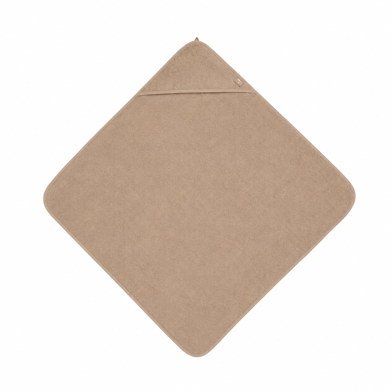 Cape de bain en éponge 75x75 - Milky Coffee