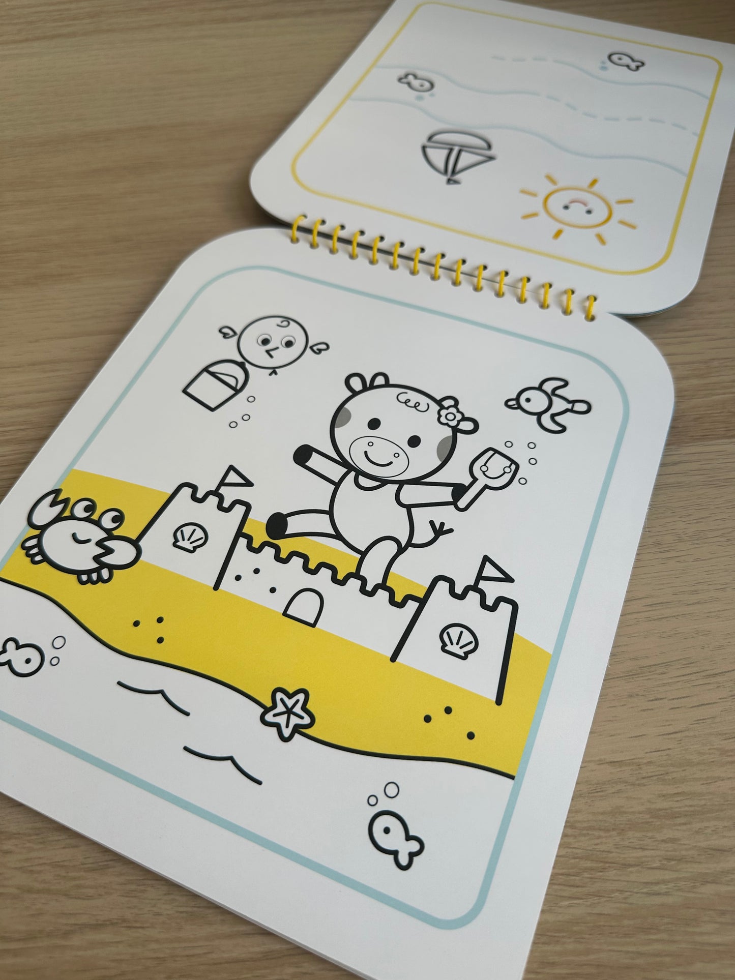 Livre de coloriage effaçable - La mer