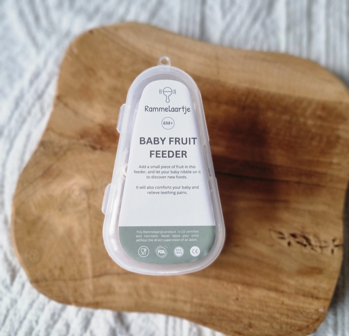 Grignoteuse pour fruits - Brun tendre