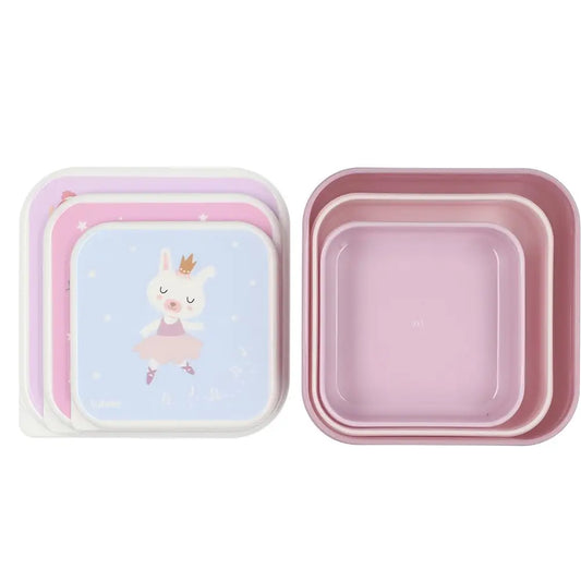 Ensemble de 3 boîtes à déjeuner - Ballerine
