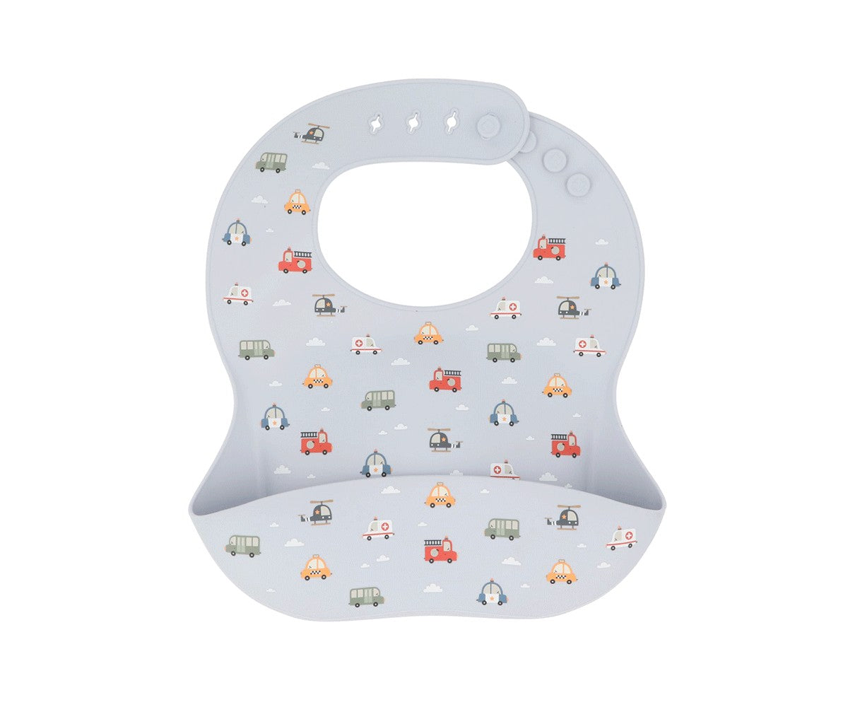 Bavoir en silicone - City Cars