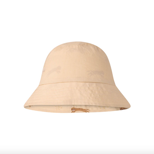 Chapeau de soleil réversible - Léopard marron