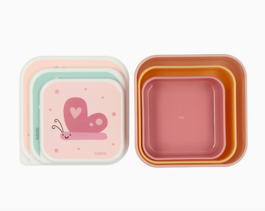 Ensemble de 3 boîtes à déjeuner - Nature