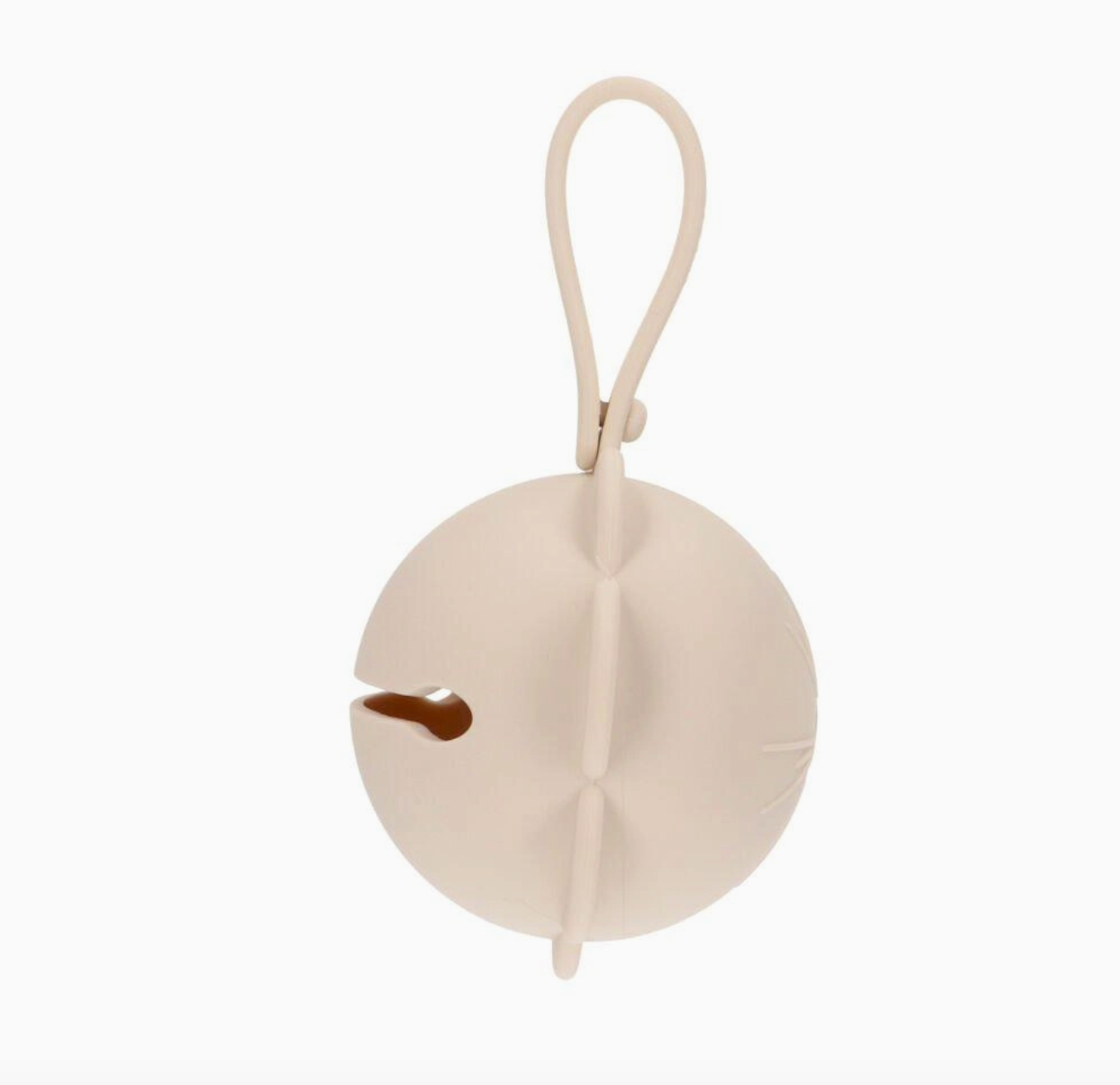 Porte-tétine fleur en silicone - Ivoire