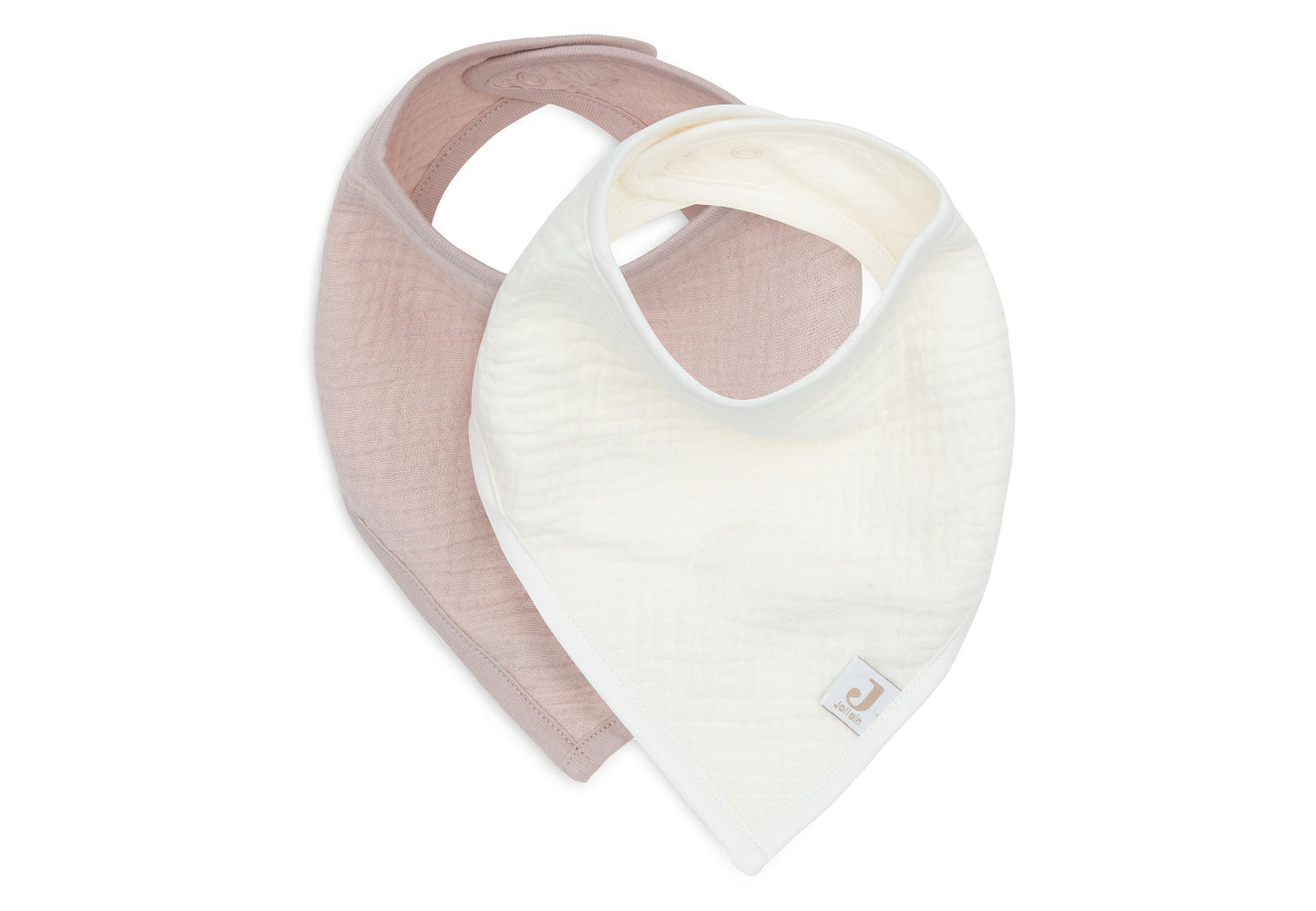 Bavoir bandana gaze de coton - Wilde Rose