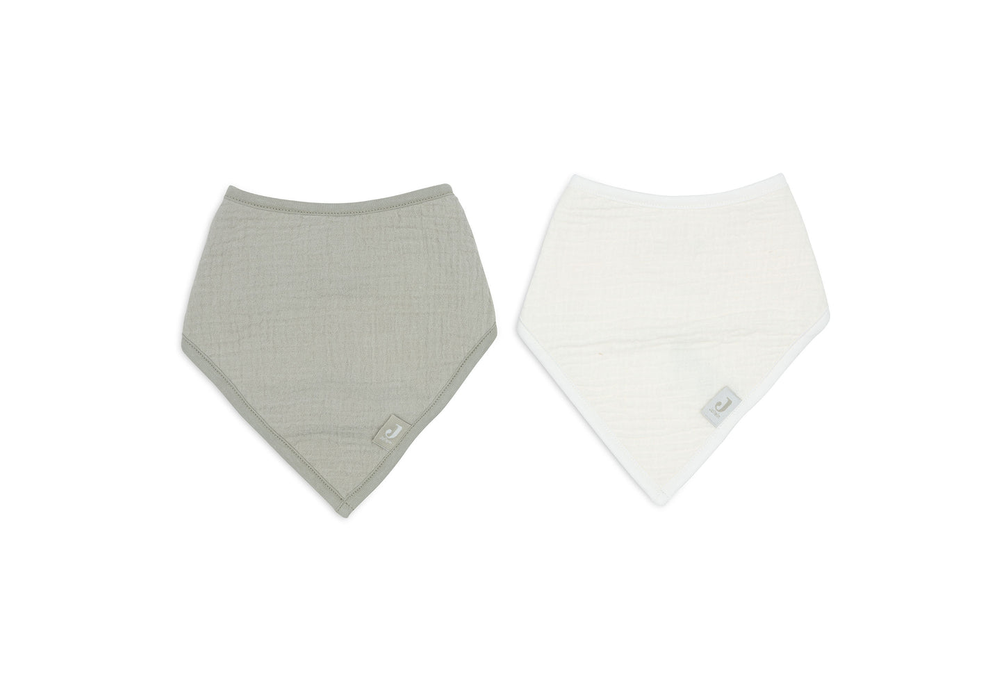 Bavoir bandana gaze de coton - Olive Green