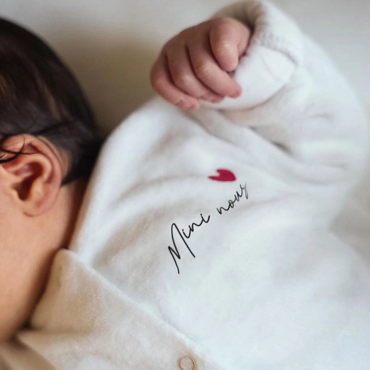 Pyjama coeur "Mini nous"