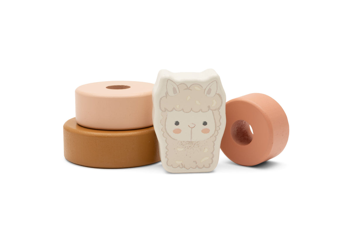 Boulier Spirale/Empilable en Bois - Alpaca Paco