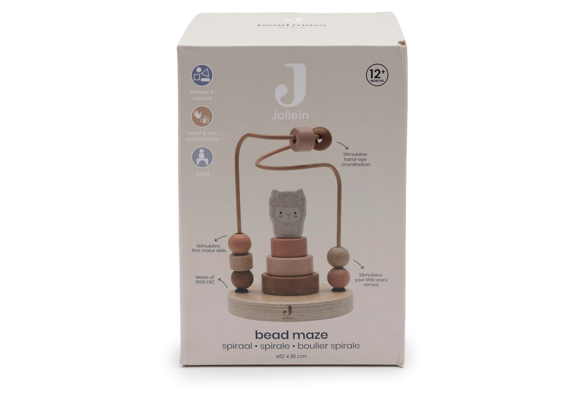 Boulier Spirale/Empilable en Bois - Alpaca Paco