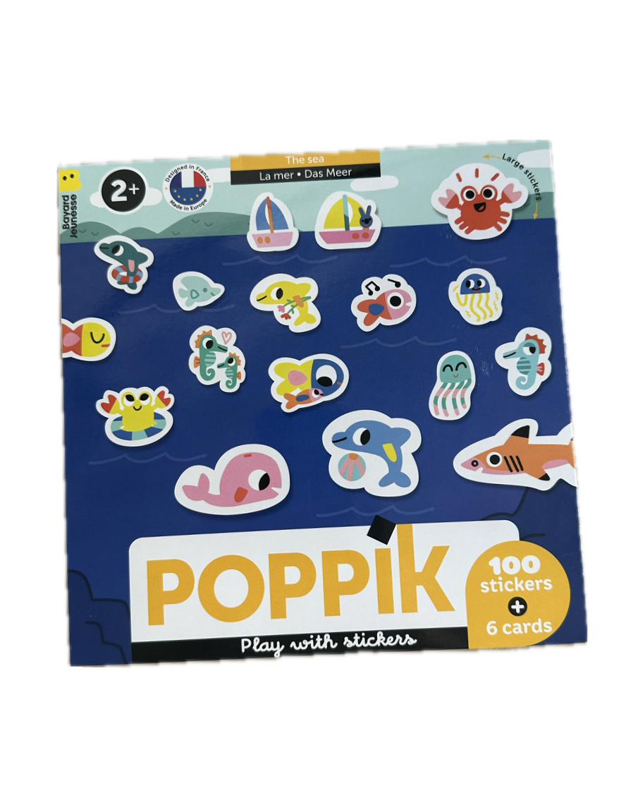 Coffret stickers et cartes éducatif - La mer