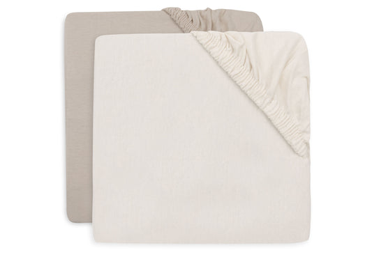 Drap-housse 60x120 - Ivory & Nougat