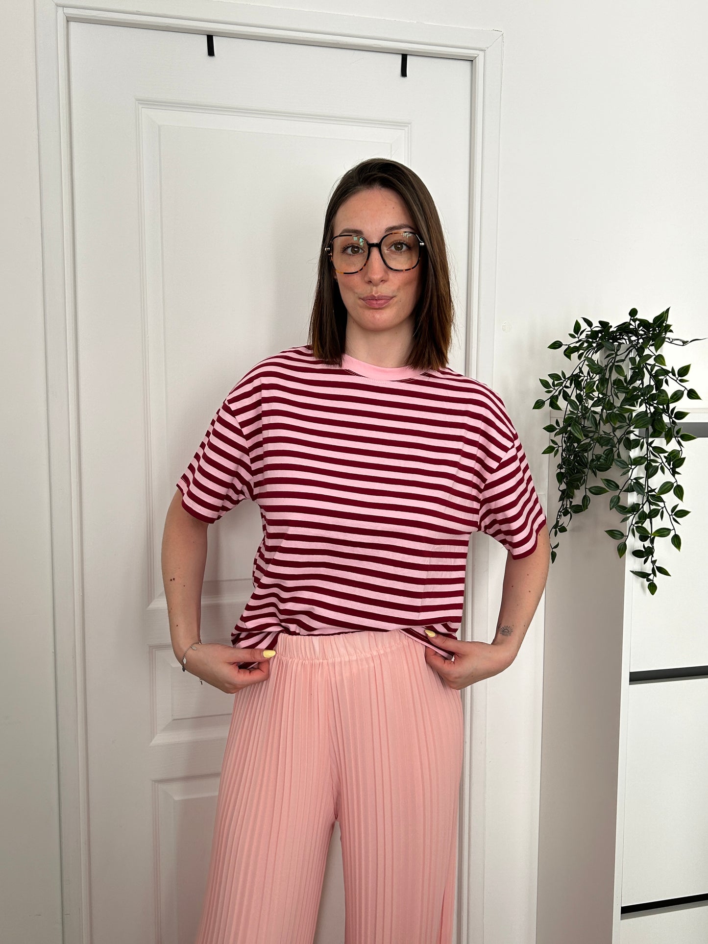 Tee-shirt oversize rayé
