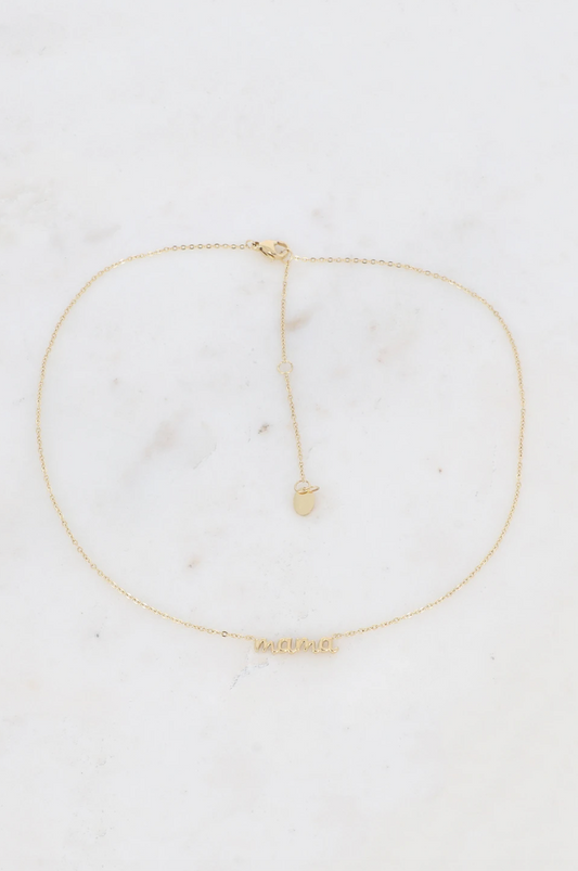 Collier "mama" - Doré