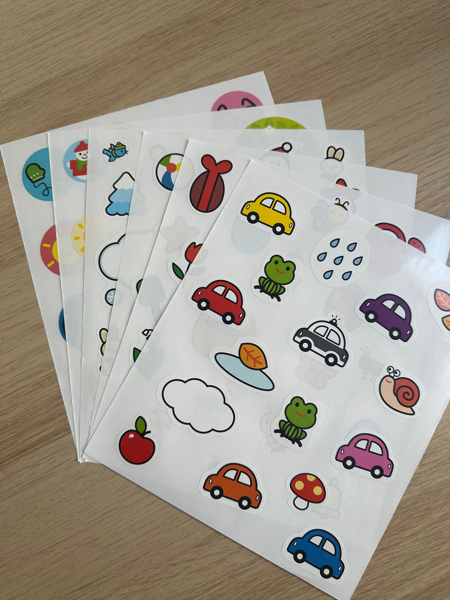 Coffret stickers et cartes - Les saisons