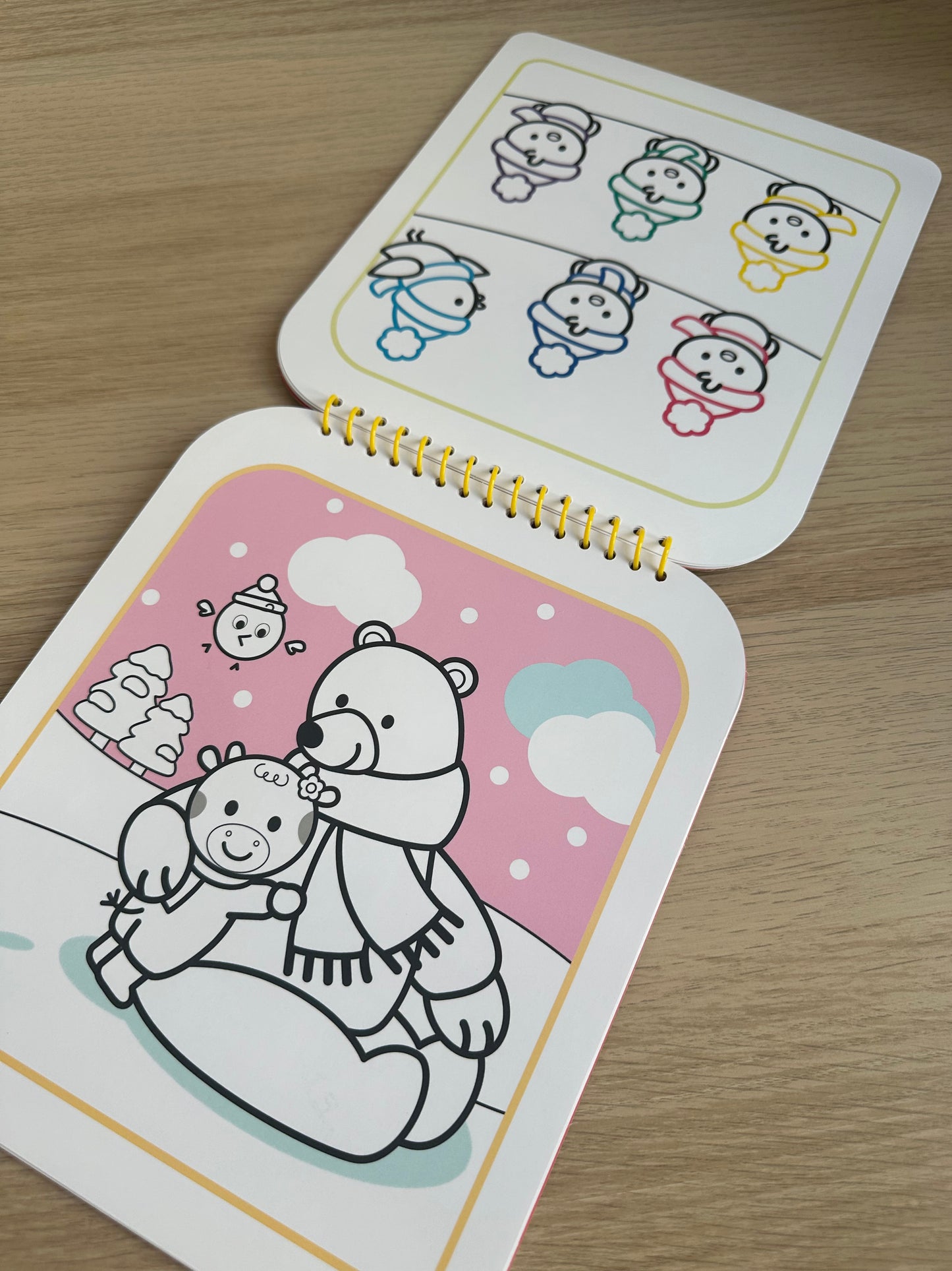 Livre de coloriage effaçable - Les animaux