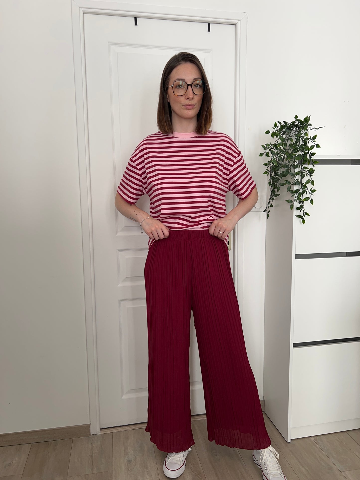 Pantalon NINA - Bordeaux