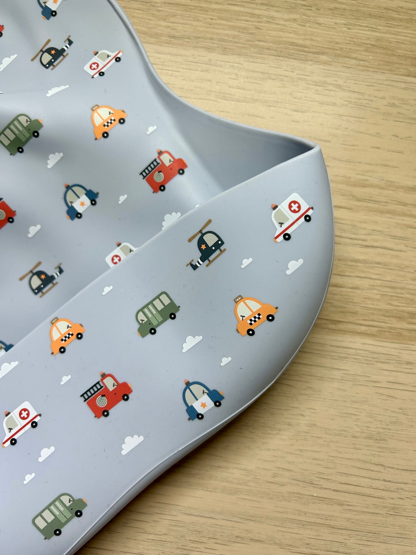 Bavoir en silicone - City Cars