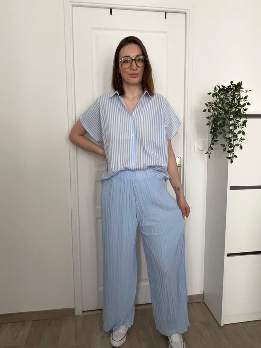 Pantalon NINA - Bleu ciel