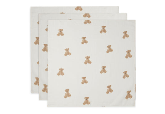 Lange gaze de coton 70x70 - Teddy Bear