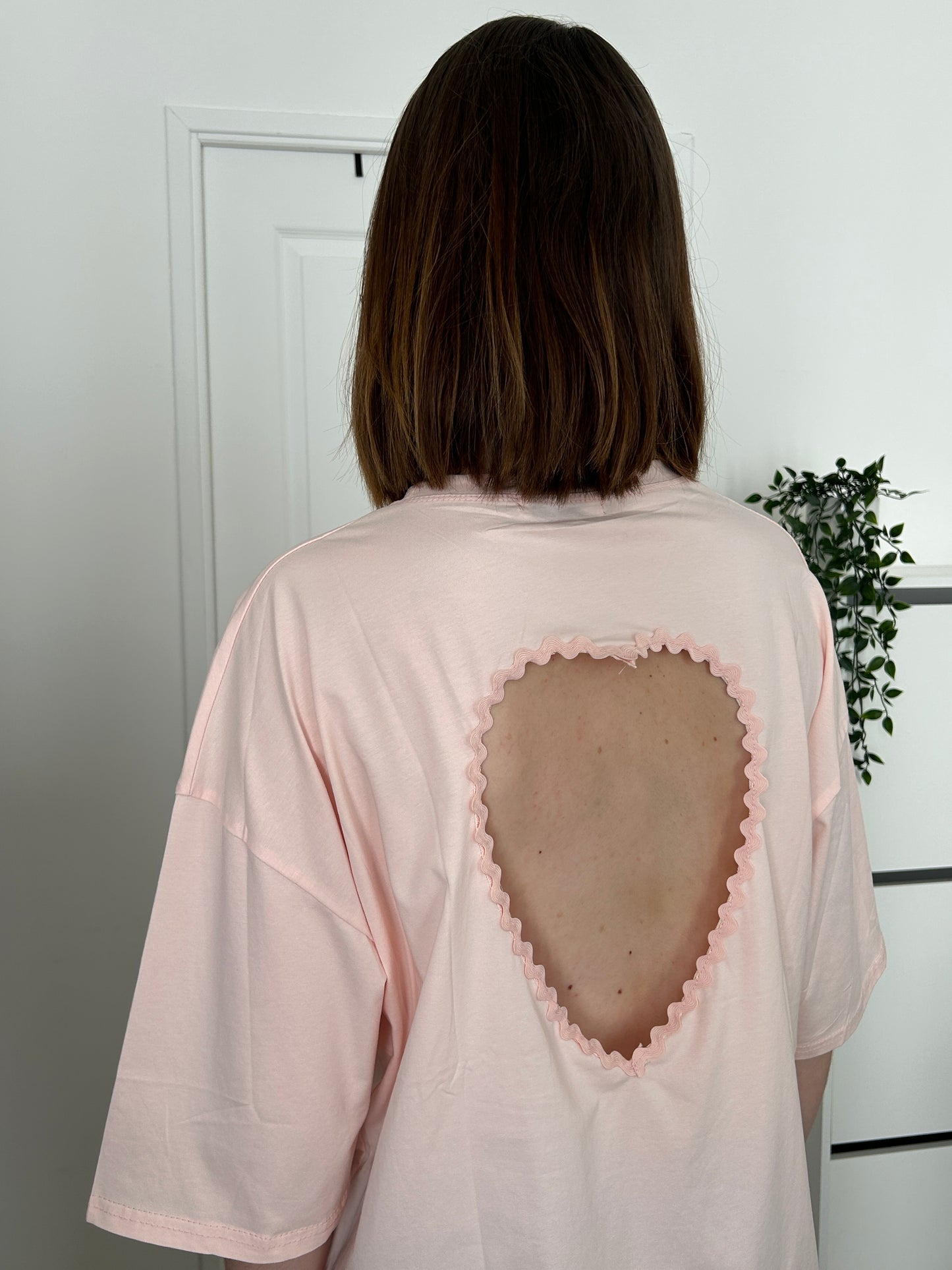 Tee-shirt oversize - Coeur au dos