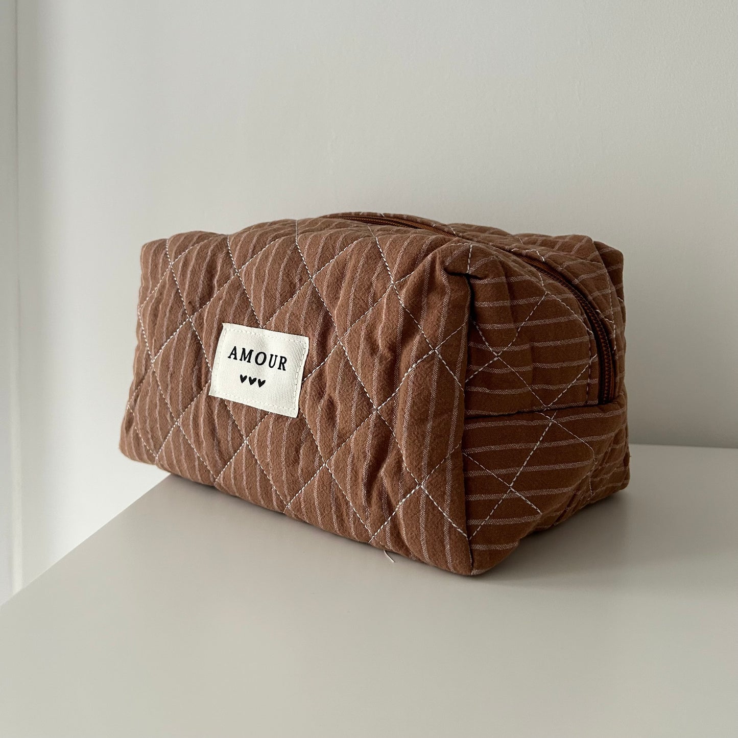Grande trousse AMOUR - Marron