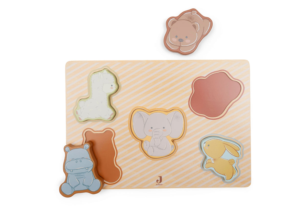 Puzzle de formes en bois - Jollies