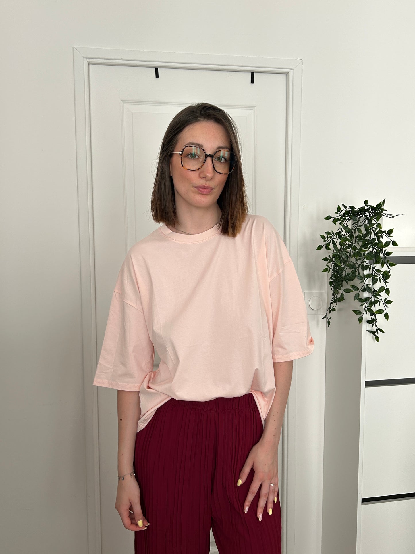 Tee-shirt oversize - Coeur au dos