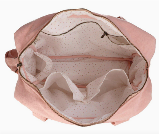 Sac à langer en coton - Rose