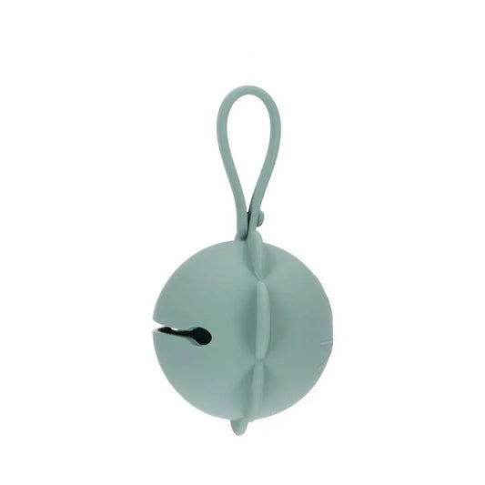 Porte-tétine fleur en silicone - Vert sauge