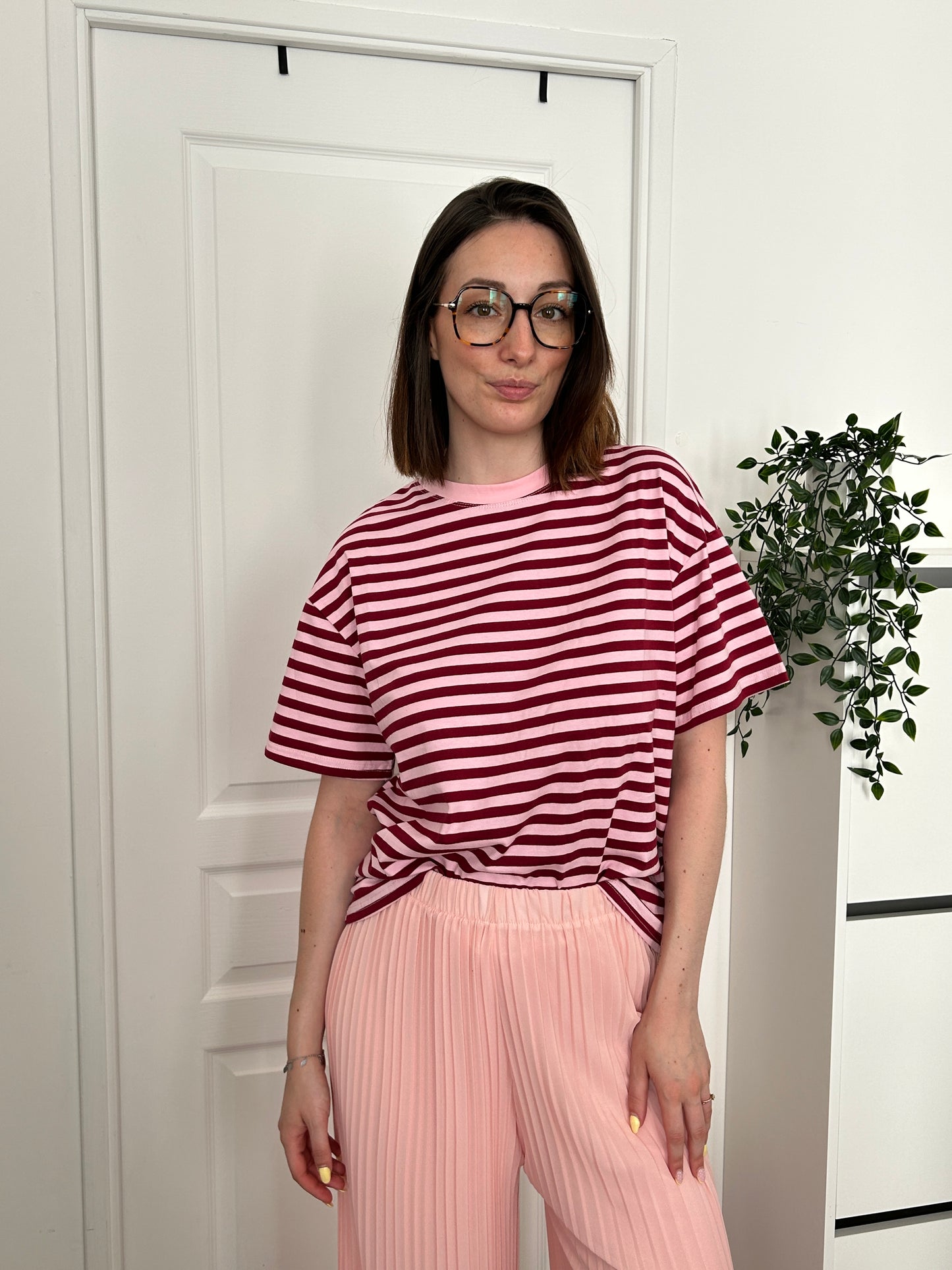 Tee-shirt oversize rayé