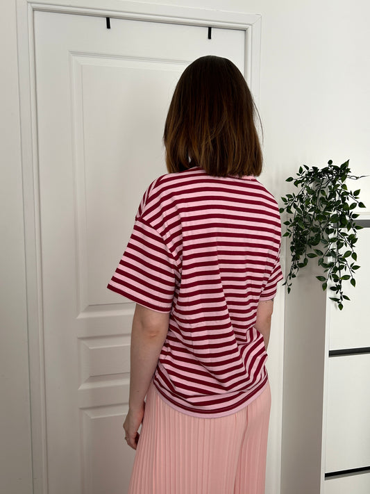 Tee-shirt oversize rayé