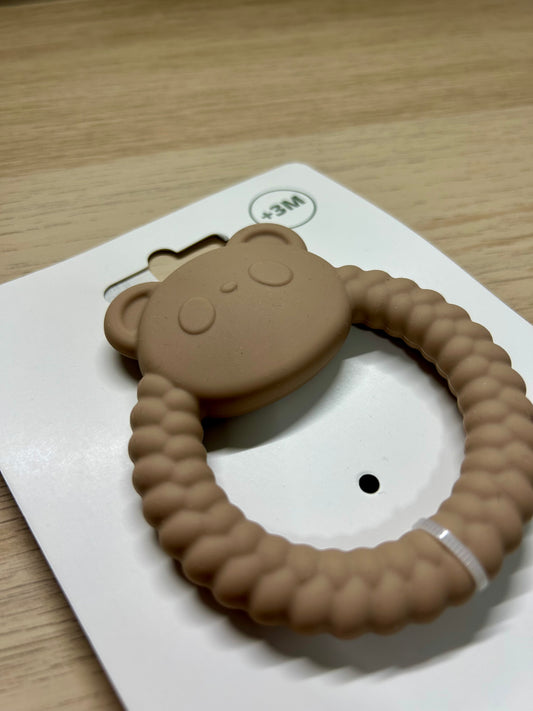 Anneau de dentition Panda - Marron