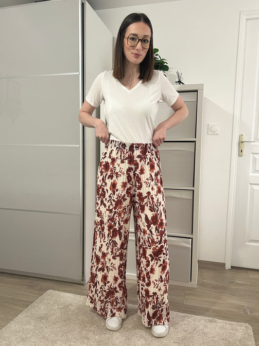 Pantalon fluide - TERRACOTTA