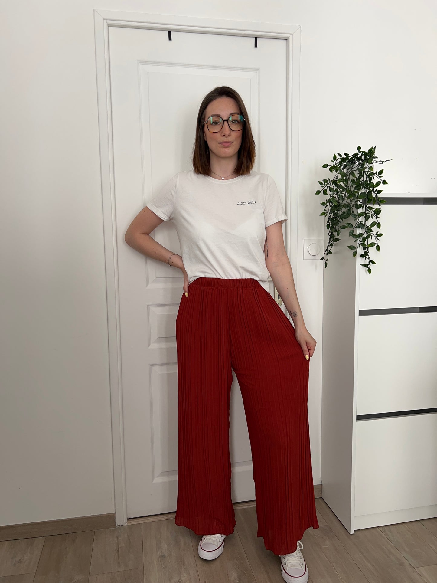 Pantalon NINA - Terracotta