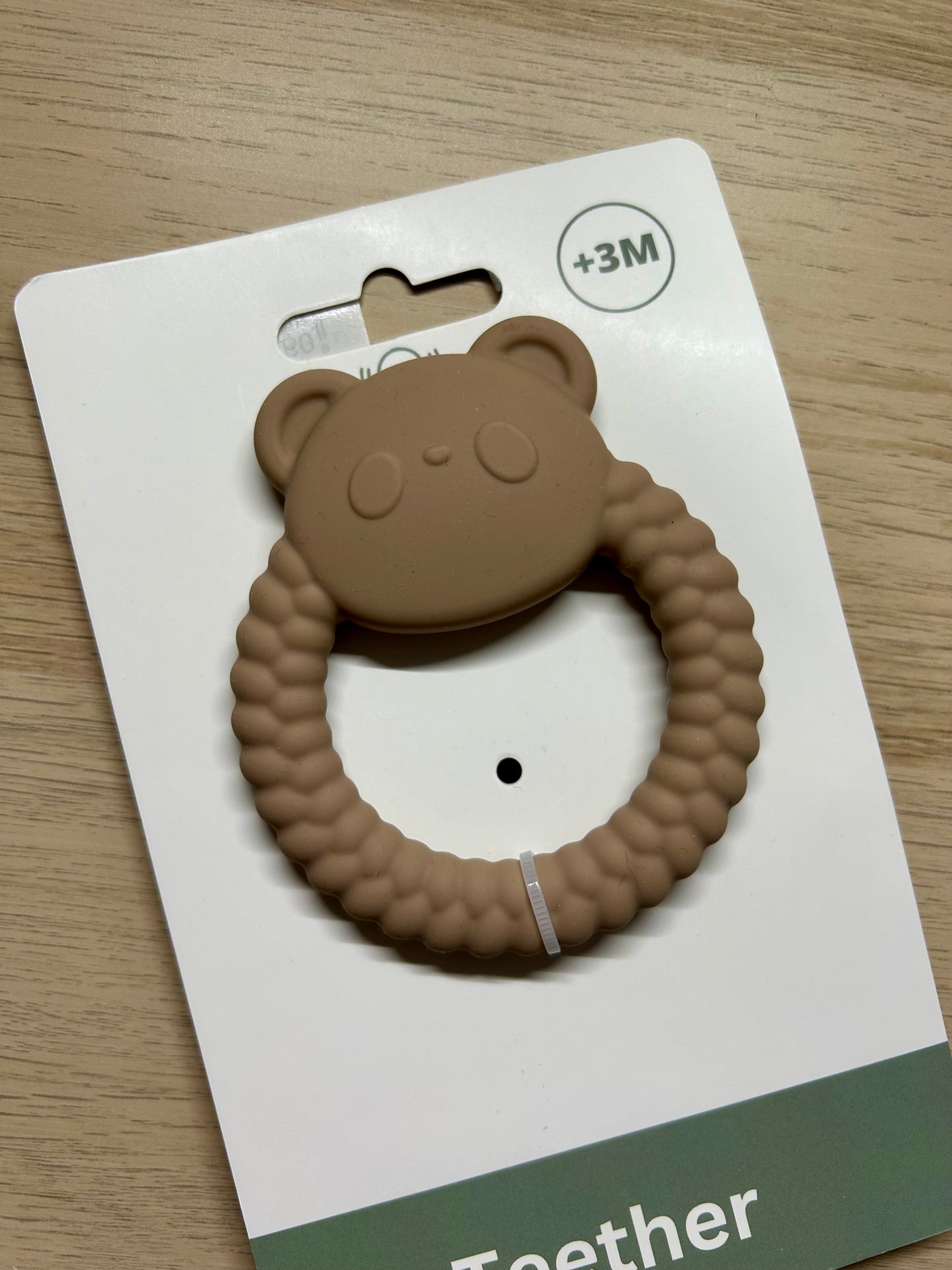 Anneau de dentition Panda - Marron