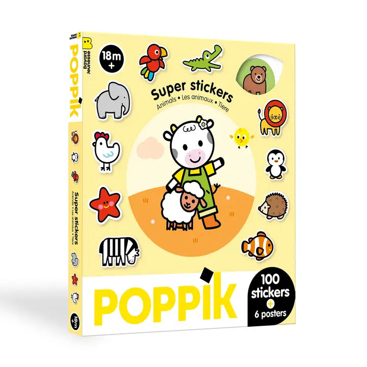 Coffret stickers et cartes - Les Animaux