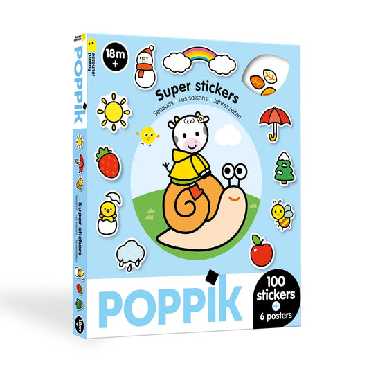 Coffret stickers et cartes - Les saisons