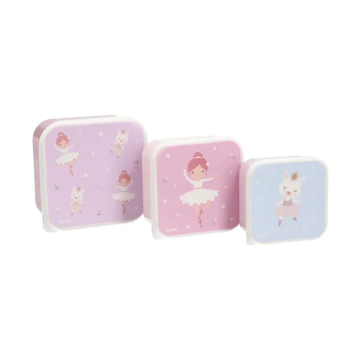 Ensemble de 3 boîtes à déjeuner - Ballerine