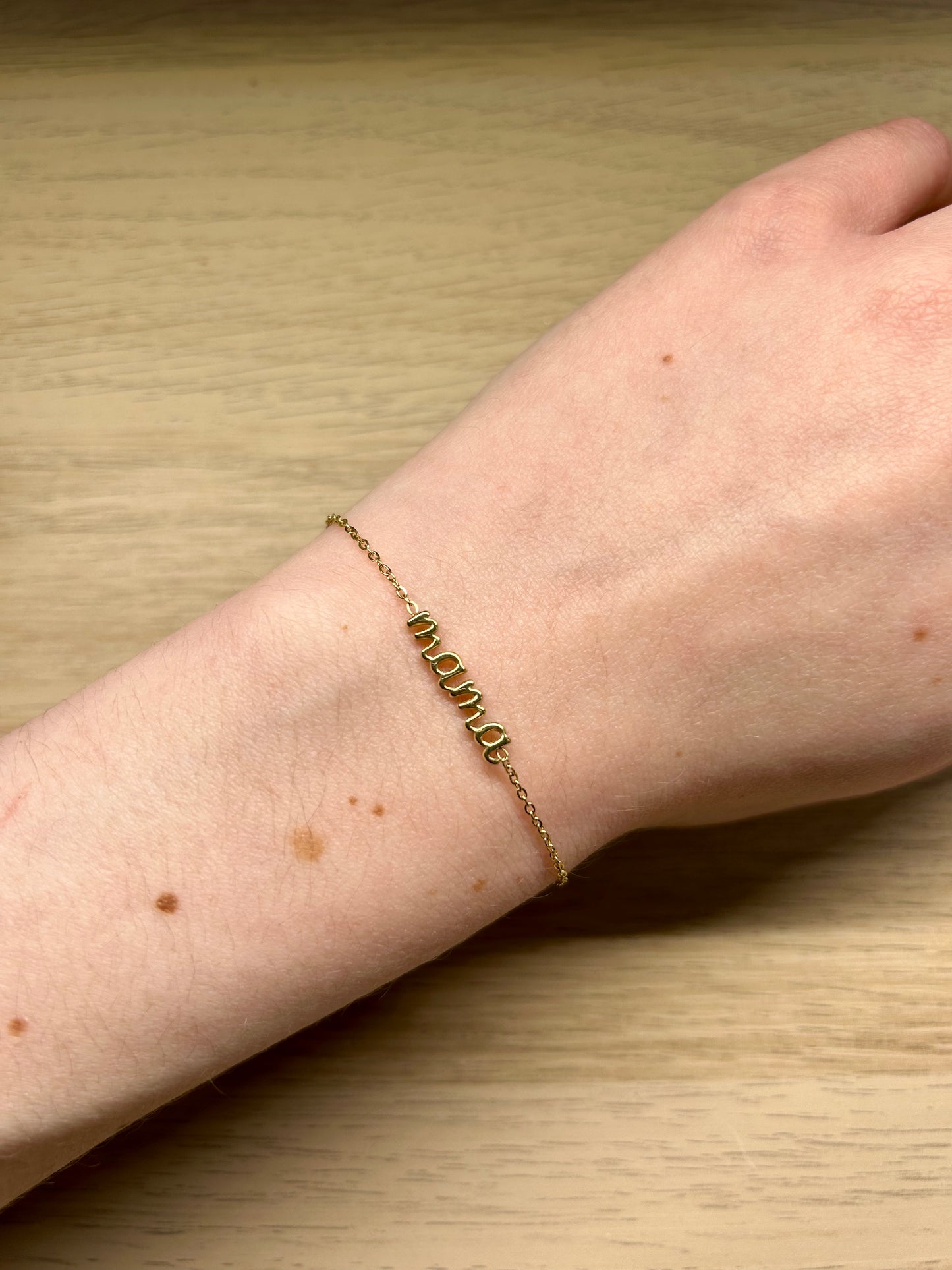 Bracelet "mama" - Doré