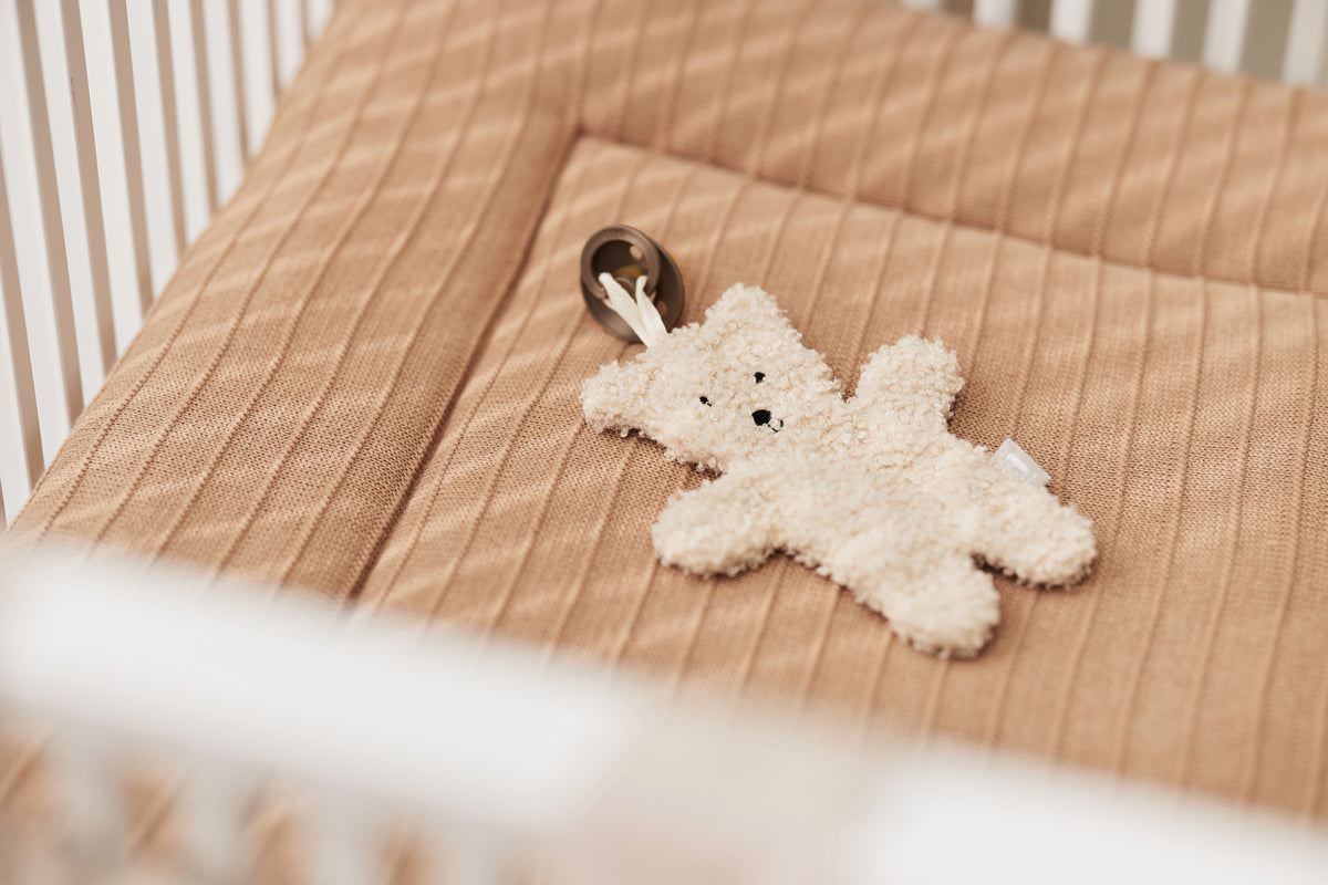 Attache-tétine en doudou - Teddy Bear Naturel