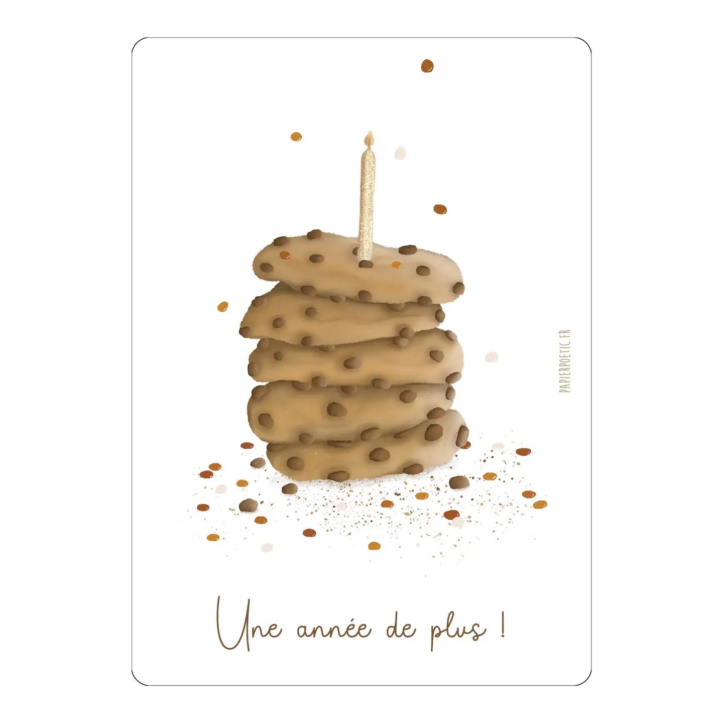 Carte postale "Anniversaire cookies"