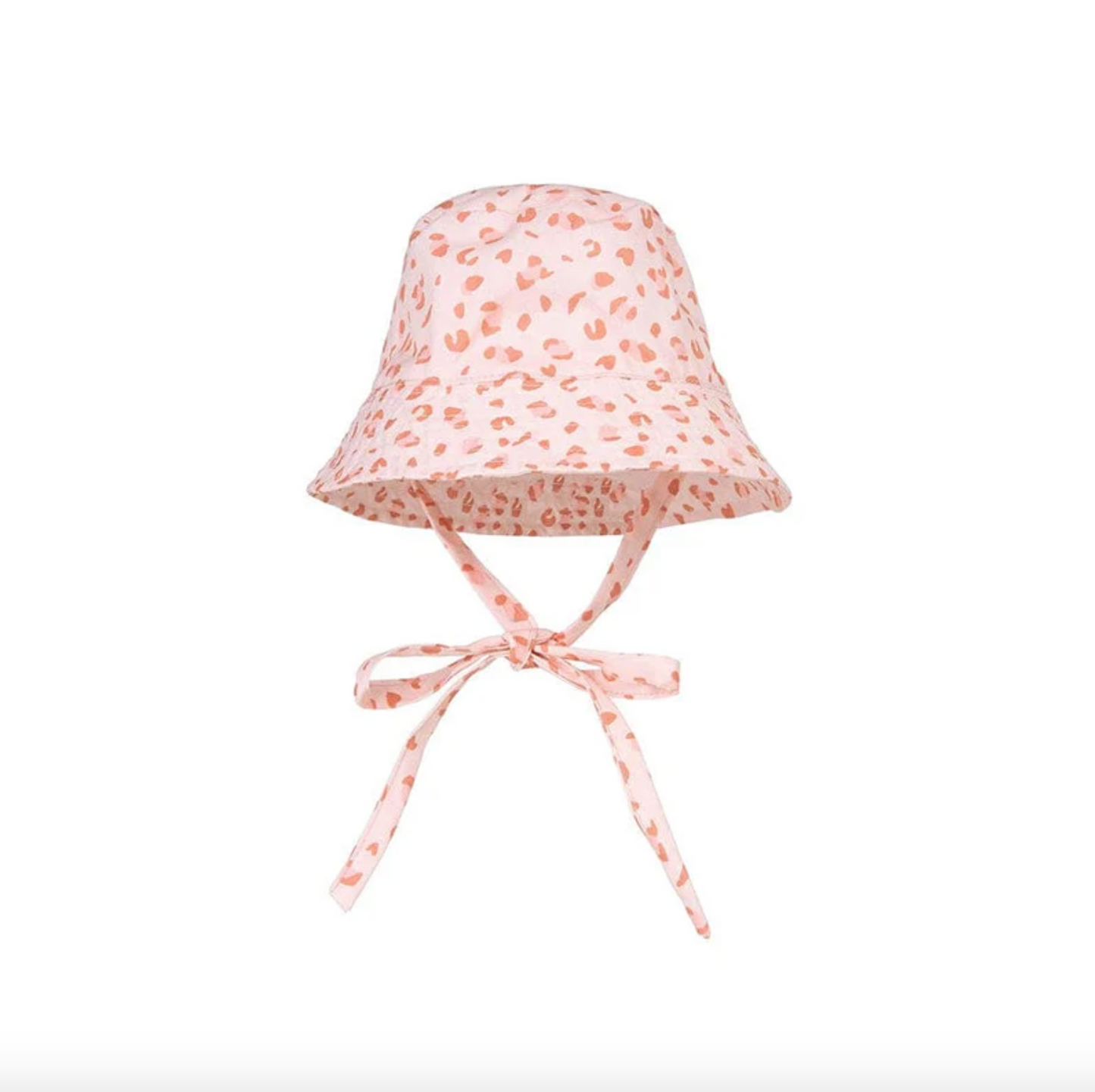 Chapeau de soleil réversible - Léopard rose