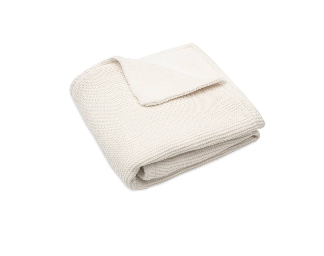 Couverture en tricot 75x100cm - Ivory