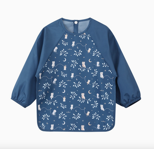 Bavoir à manches longues - Forêt magique