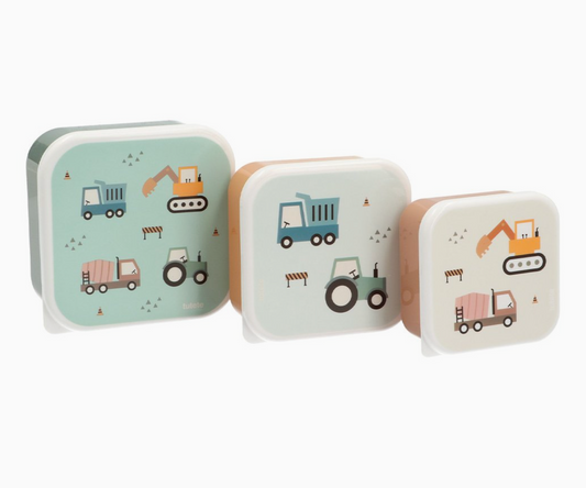 Ensemble de 3 boîtes à déjeuner - Camion